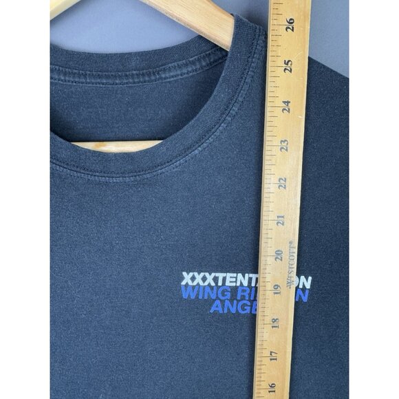 XXXTentacion Wing Ridden Angel Black Shirt Hip Hop Rap Promo Rare Music Album - Picture 12 of 12